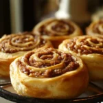 Kneading the sourdough cinnamon roll dough to create a smooth and elastic texture.