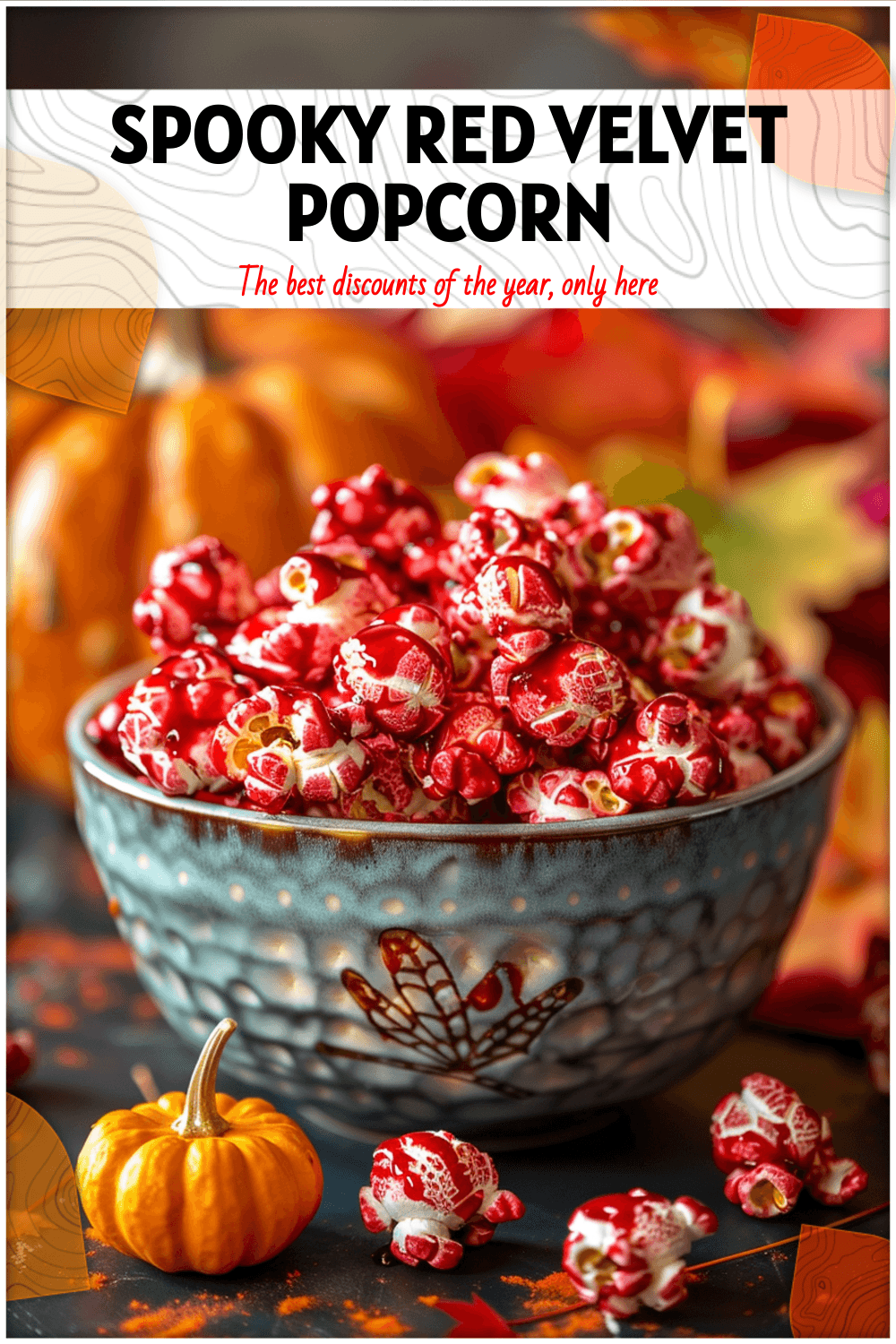 Bloody Red Velvet Popcorn for Halloween Nights 3 Bloody Red Velvet Popcorn for Halloween Nights