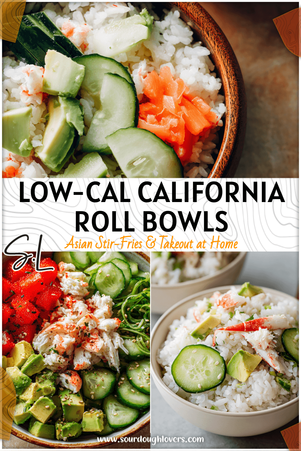 California Roll Bowls Under 400 Calories 3 California Roll Bowls under 400 calories