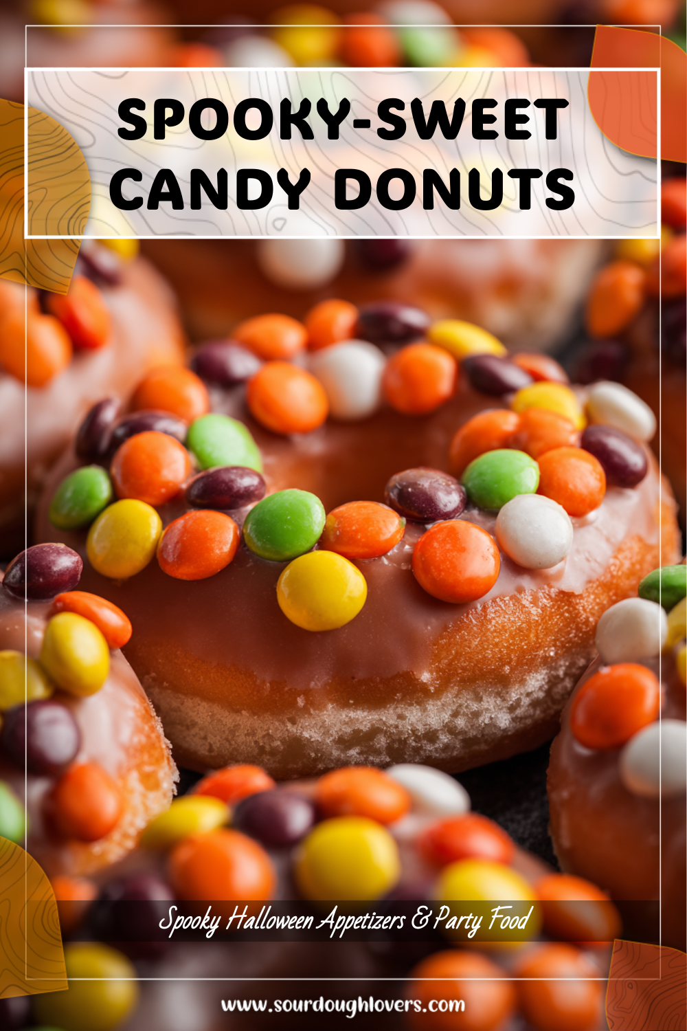 Candy-Topped Donuts for Halloween Parties 3 Candy-Topped Donuts for Halloween Parties
