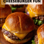 Cheeseburger Skulls Recipe for Skull Pan Lovers 4 Cheeseburger skulls baked in a skull pan, showing golden buns with beef and cheese inside 2