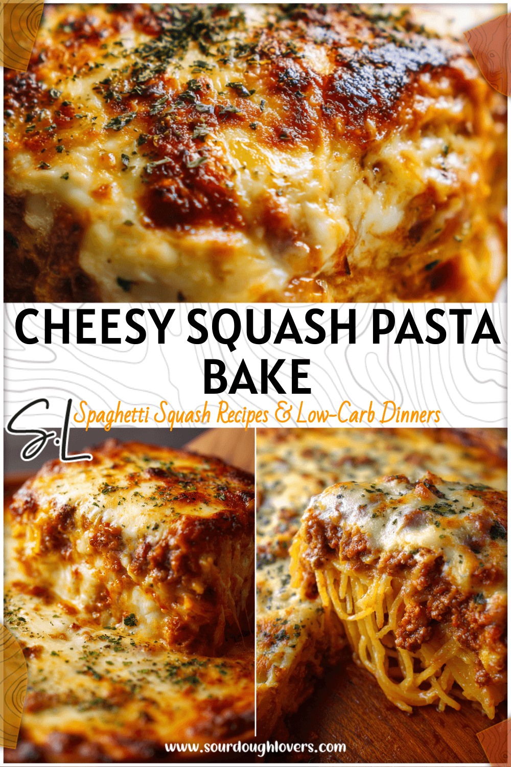 Cheesy Spaghettini Squash Pasta Casserole 3 Cheesy Spaghettini Squash Pasta Casserole