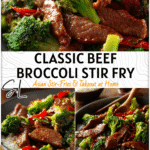 Chinese Cooking Recipes: Beef & Broccoli Classic 4 Colorful Chinese beef and broccoli stir-fry served family style in a large dish. 2