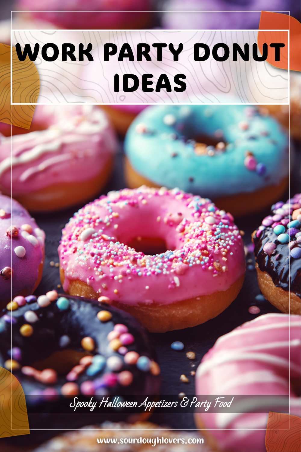 Colorful Donut Creations for Work Parties 3 Colorful Donut Creations for Work Parties