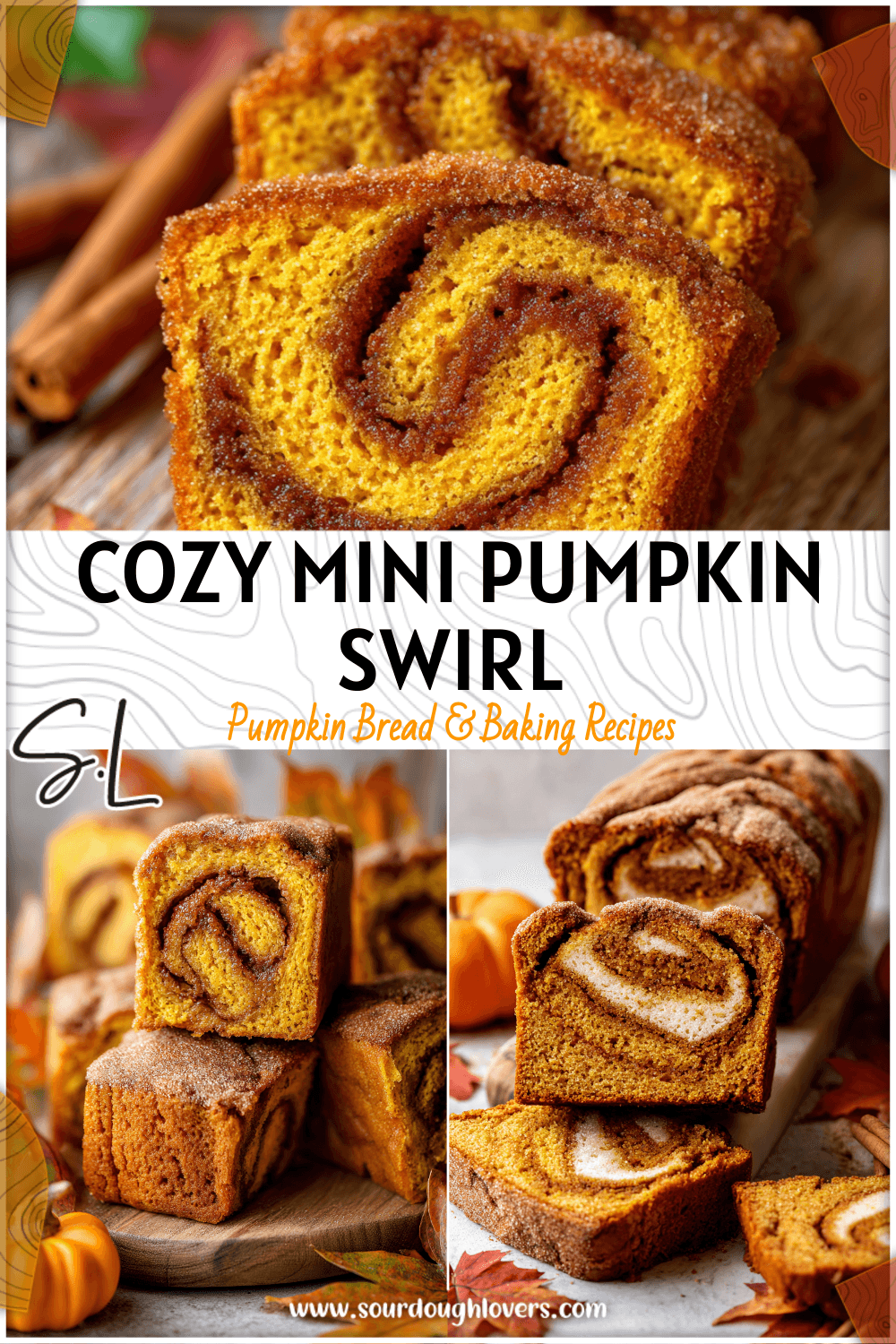 Cozy Fall Baking: Mini Pumpkin Swirl Bread 3 Cozy Fall Baking Mini Pumpkin Swirl Bread