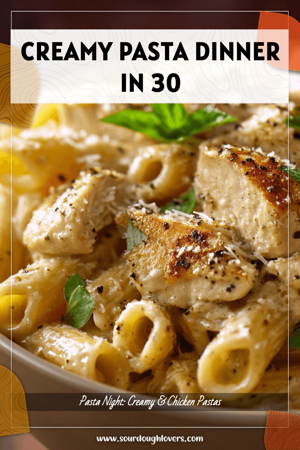 Creamy Garlic Parmesan Chicken Pasta in 30 Minutes 3 Creamy Garlic Parmesan Chicken Pasta in 30 Minutes