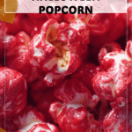 Creative Halloween Popcorn with Red Glaze 4 Red glazed popcorn styled as Creative Halloween Popcorn with seasonal accents. 2
