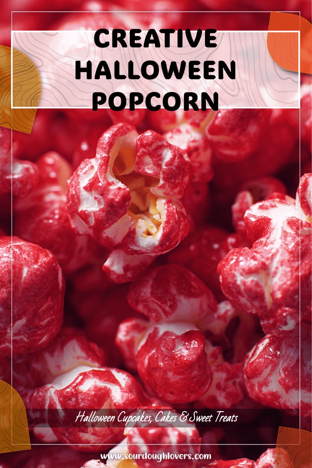 Creative Halloween Popcorn with Red Glaze 3 Creative Halloween Popcorn with Red Glaze