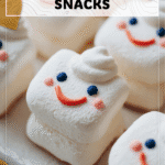 Cute Stay Puft DIY Treats for a Ghostbusters Party 4 Close-up marshmallows shaped like Stay Puft as Diy Treats for Ghostbusters Party Food. 2