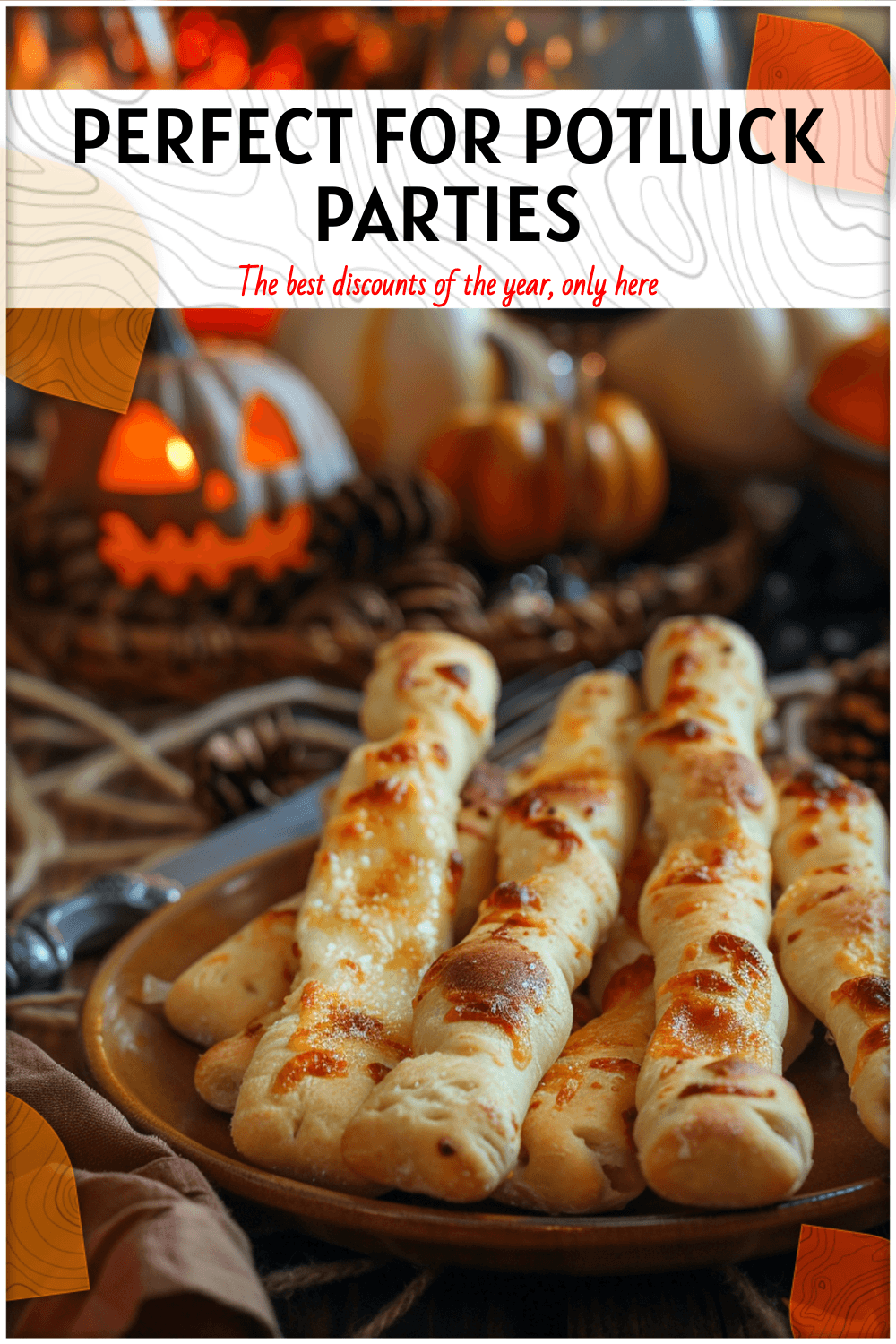 Easy Bread Bones for Potluck Halloween Dishes 3 Easy Bread Bones for Potluck Halloween Dishes