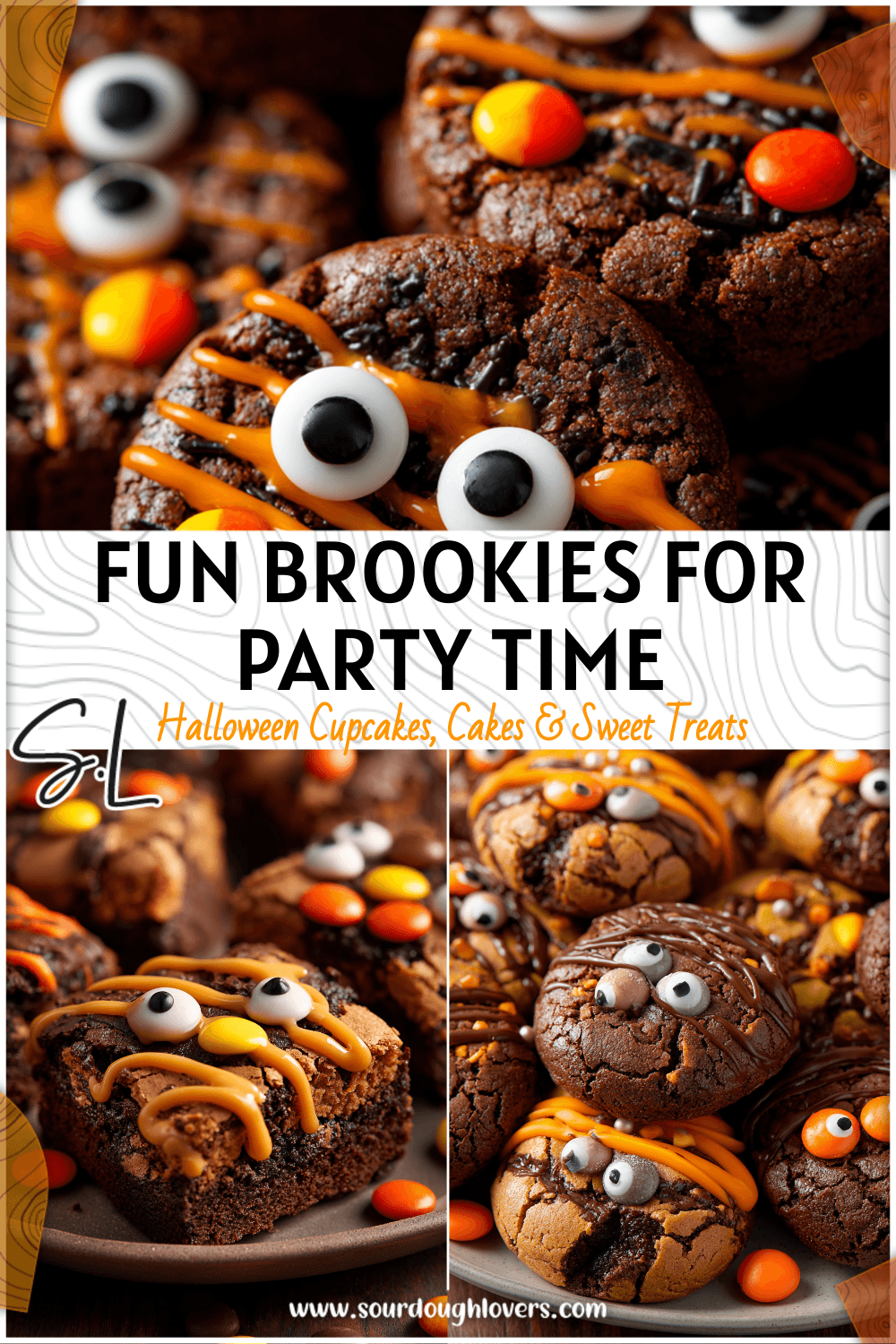 Easy Brookie Ideas for Fall & Halloween Parties 3 Easy Brookie Ideas for Fall & Halloween Parties