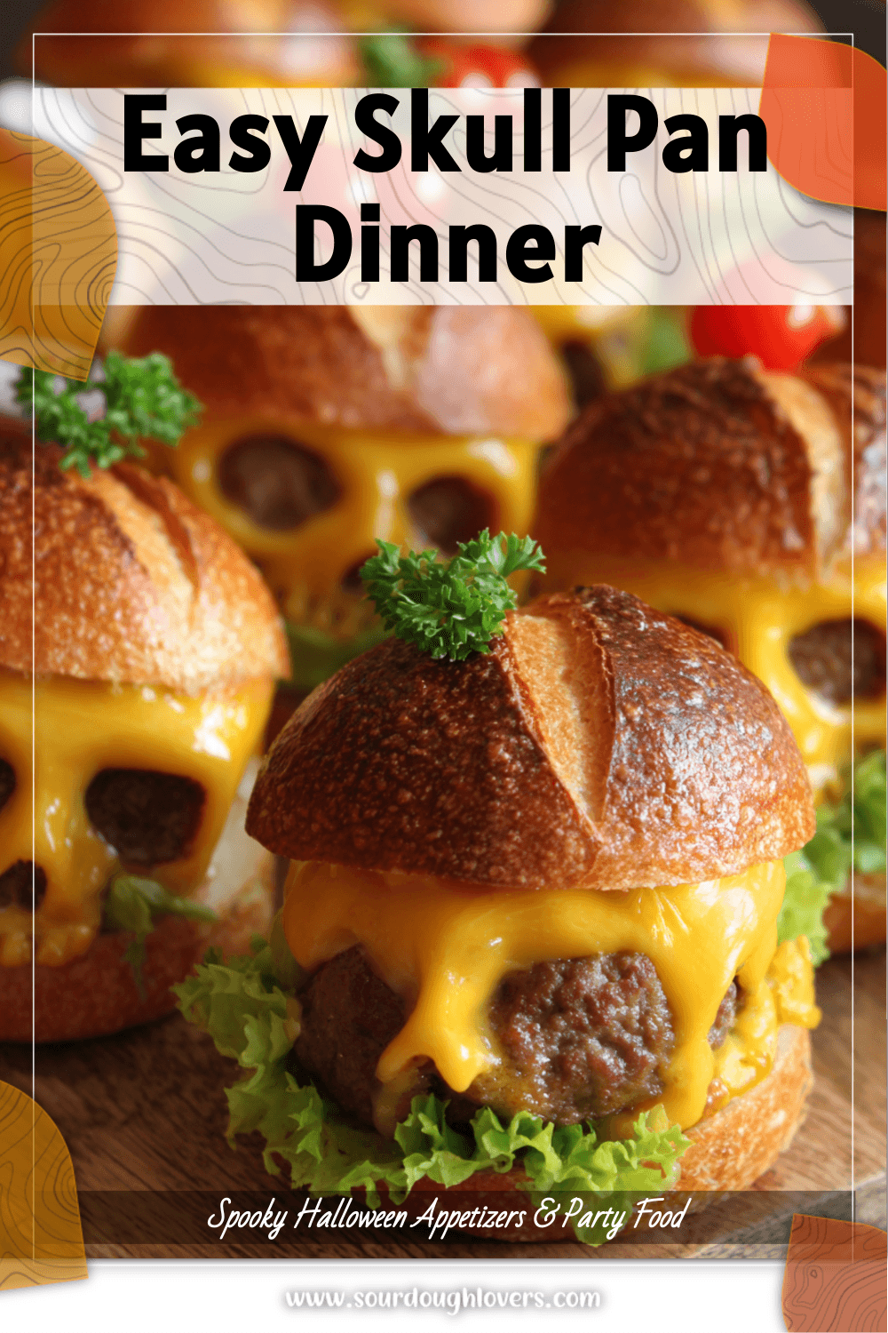 Easy Cheeseburger Skulls for a Festive Dinner 3 Easy Cheeseburger Skulls for a Festive Dinner