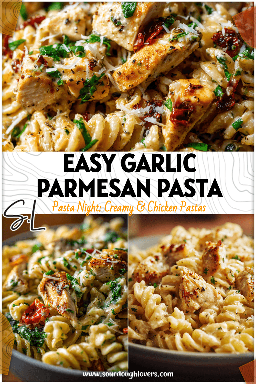 Easy Garlic Parmesan Chicken Pasta for a Healthy Dinner 3 Easy Garlic Parmesan Chicken Pasta for a Healthy Dinner