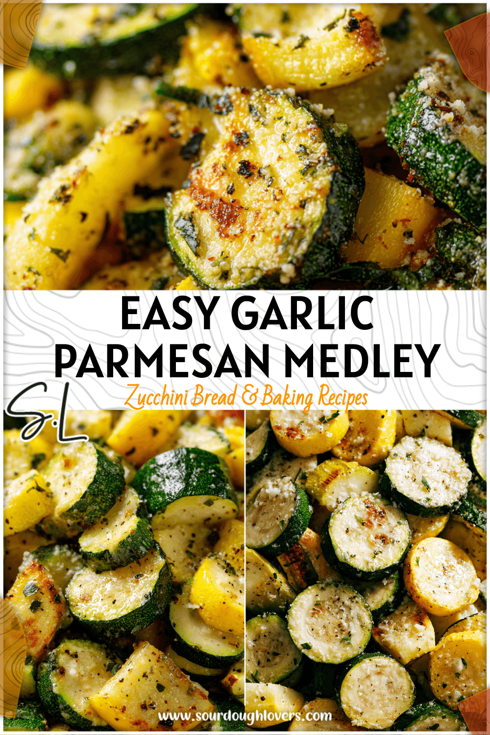 Easy Garlic Parmesan Zucchini and Squash Medley 3 Easy Garlic Parmesan Zucchini and Squash Medley