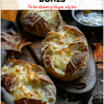 Easy Halloween Bread Bones with Cheese 4 Easy cheesy Halloween bread bones on a rustic table with festive props for party appetizers 2
