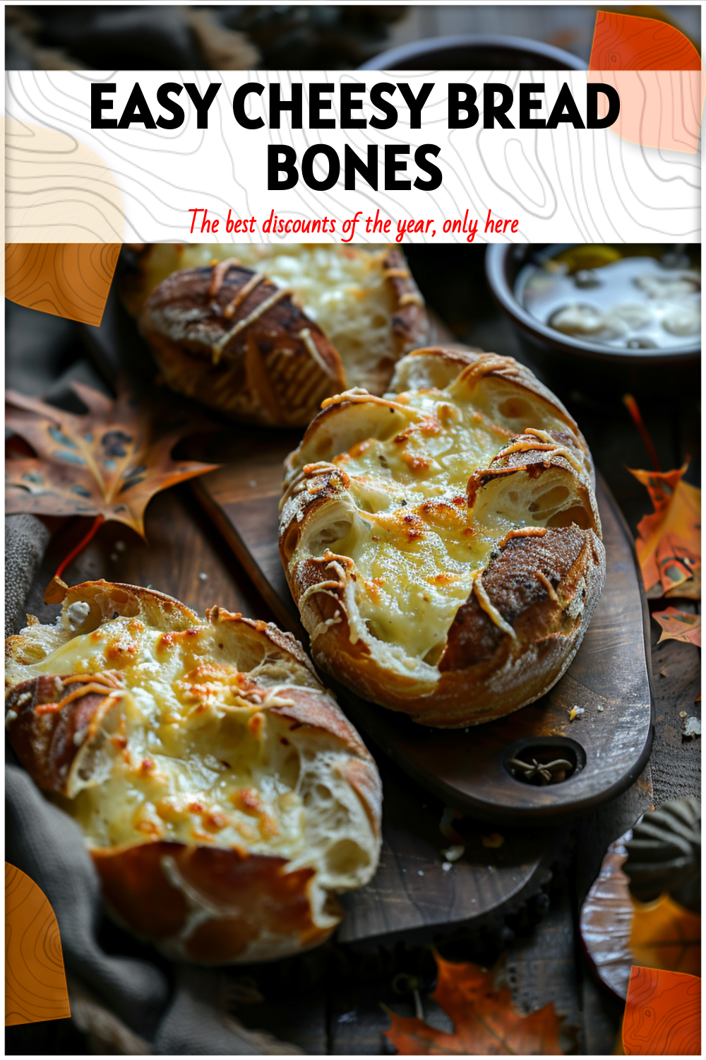 Easy Halloween Bread Bones with Cheese 3 Easy Halloween Bread Bones with Cheese