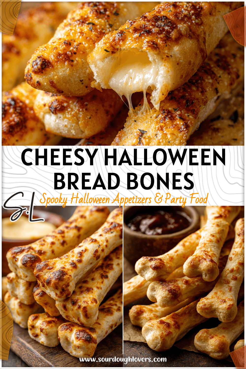 Easy Halloween Bread: Cheesy Bone Sticks 3 Easy Halloween Bread: Cheesy Bone Sticks