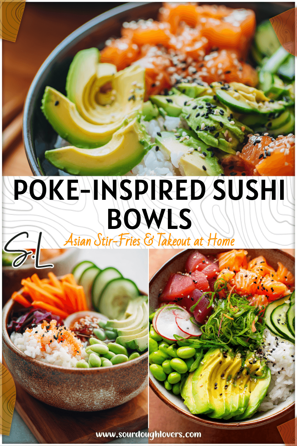 Easy Poke Bowl Inspired California Roll Meal Prep 4 Easy Poke Bowl Inspired California Roll Meal Prep