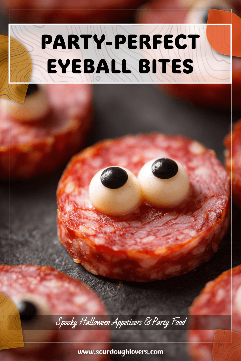 Easy Salami Mozzarella Eyeballs for Halloween Party 3 Easy Salami Mozzarella Eyeballs for Halloween Party