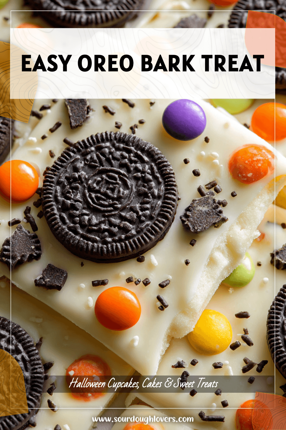 Easy White Chocolate Halloween Oreo Bark Treat 3 Easy White Chocolate Halloween Oreo Bark Treat