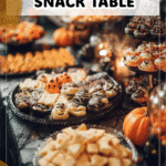 Family Friendly Halloween Party Snack Table 4 Halloween decorations food table filled with family friendly finger foods and themed snacks 2