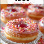 Festive Donuts Topped with Candy Apple Slices 4 Donuts decorated with candy apple slices and colorful sweets for Halloween shareables. 2