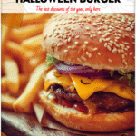 Fun Halloween Burger and Fries for Kids 4 A spider burger with fries styled as a Halloween kid food dinner idea. 2