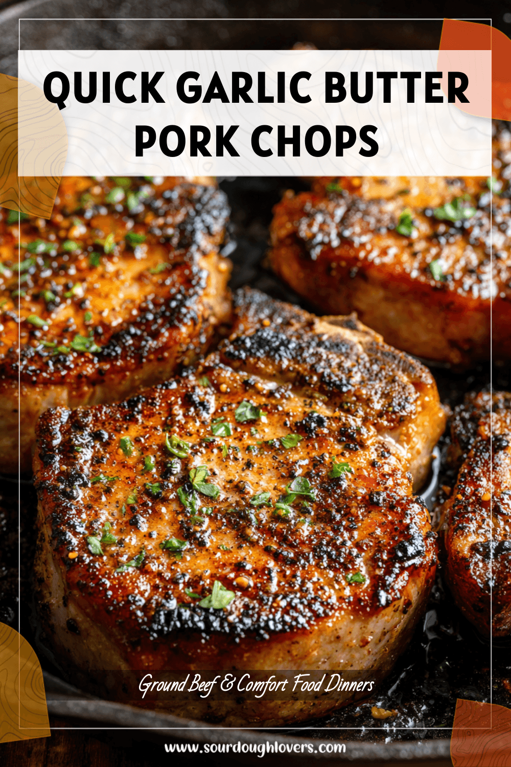 Garlic Butter Pan Seared Pork Chops in 20 Minutes 3 Garlic Butter Pan Seared Pork Chops in 20 Minutes