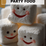 Ghostbusters Party Food: Homemade Stay Puft Marshmallows 4 Homemade marshmallows styled like Stay Puft served as Ghostbusters Party Food. 2