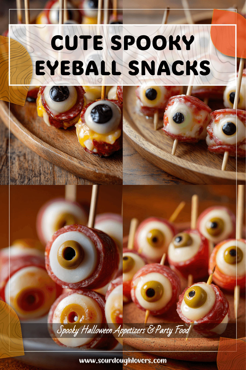 Gory Yet Cute: Halloween Eyeball Skewers with Cheese & Salami 3 Halloween Eyeball Skewers with Cheese & Salami