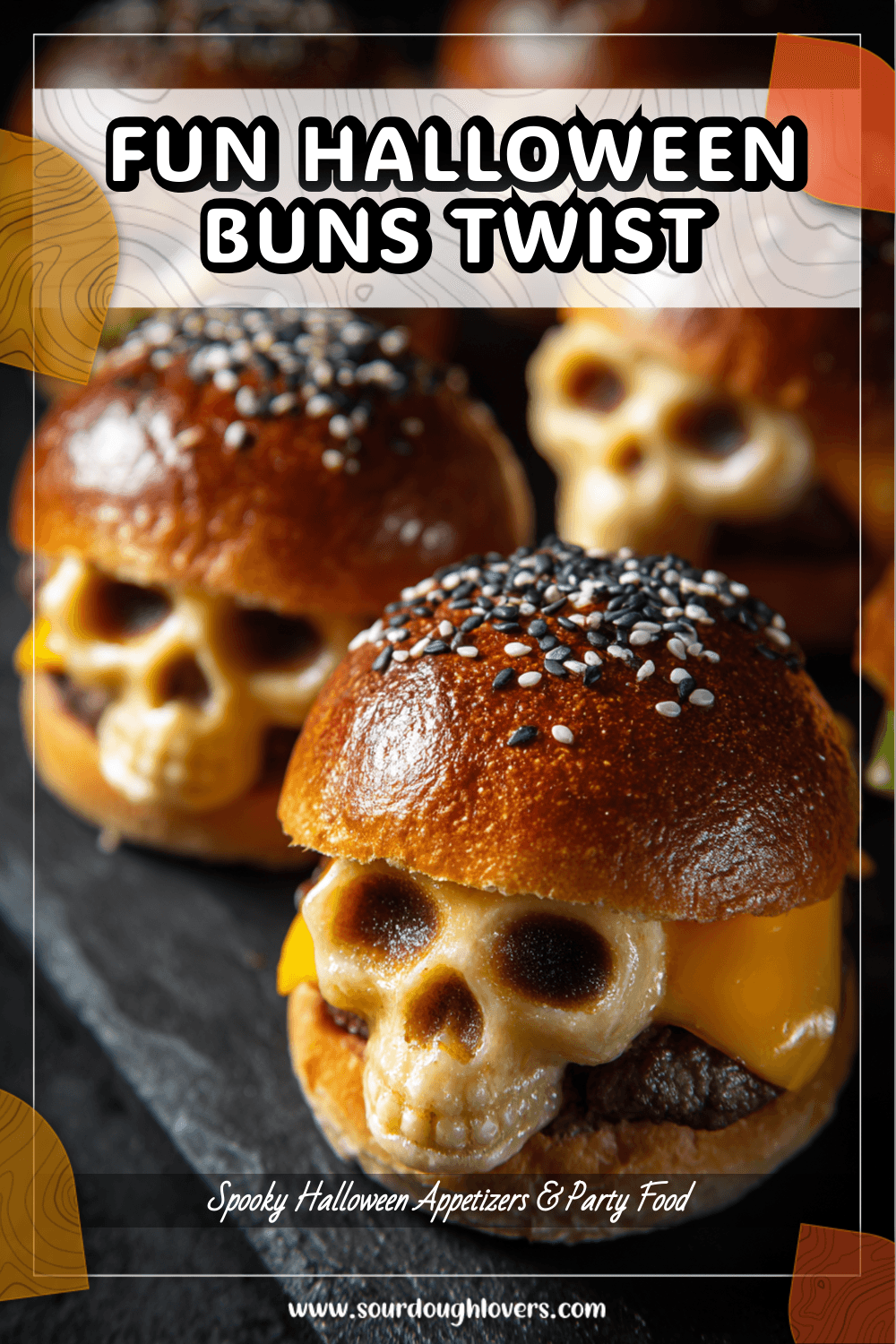 Halloween Buns Cheeseburger Skulls Recipe Twist 3 Halloween Buns Cheeseburger Skulls Recipe Twist