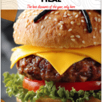 Halloween Easy Dinner with Spider-Themed Burger 4 A spider-themed burger with fries styled as a Halloween easy dinner idea. 2