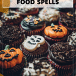 Halloween Themed Birthday Party Food Ideas You Need 4 Bright platter of Halloween themed birthday party food featuring shaped cookies and colorful finger foods. 2