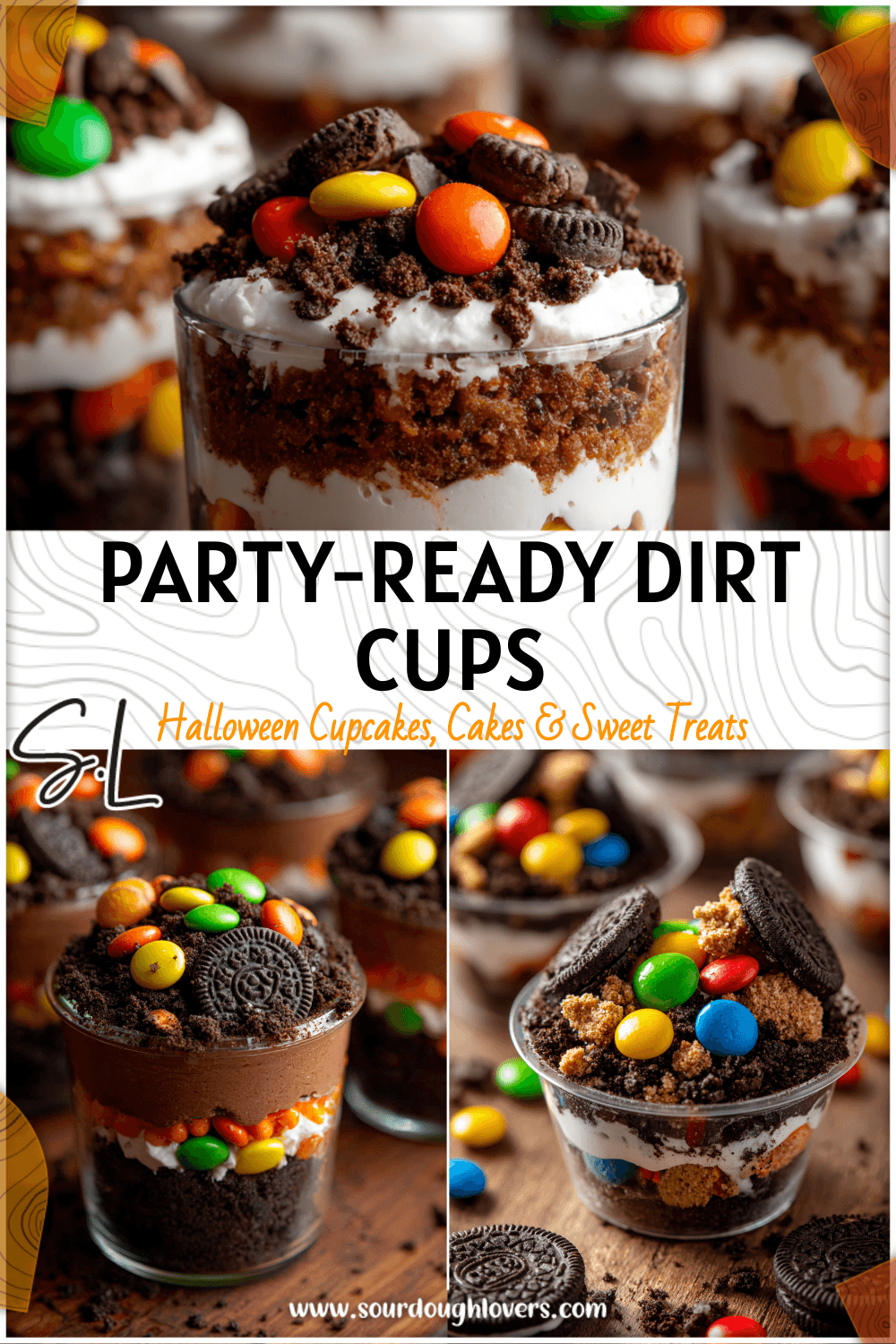 Halloween Treats And Food: Easy Dirt Cups for Parties 3 Halloween Treats And Food: Easy Dirt Cups for Parties