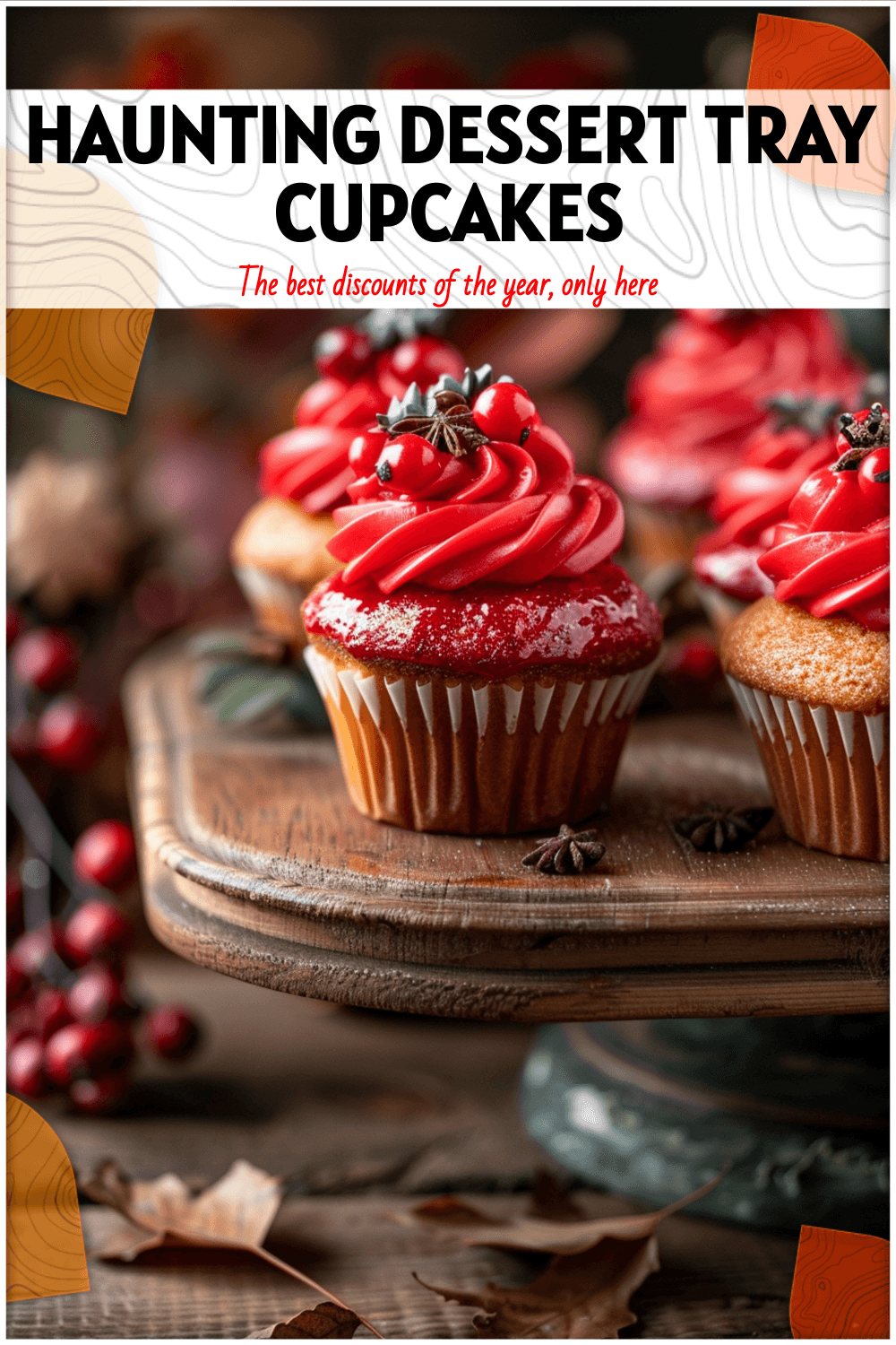 Hauntingly Beautiful Halloween Dessert Tray Cupcakes 3 Hauntingly Beautiful Halloween Dessert Tray Cupcakes