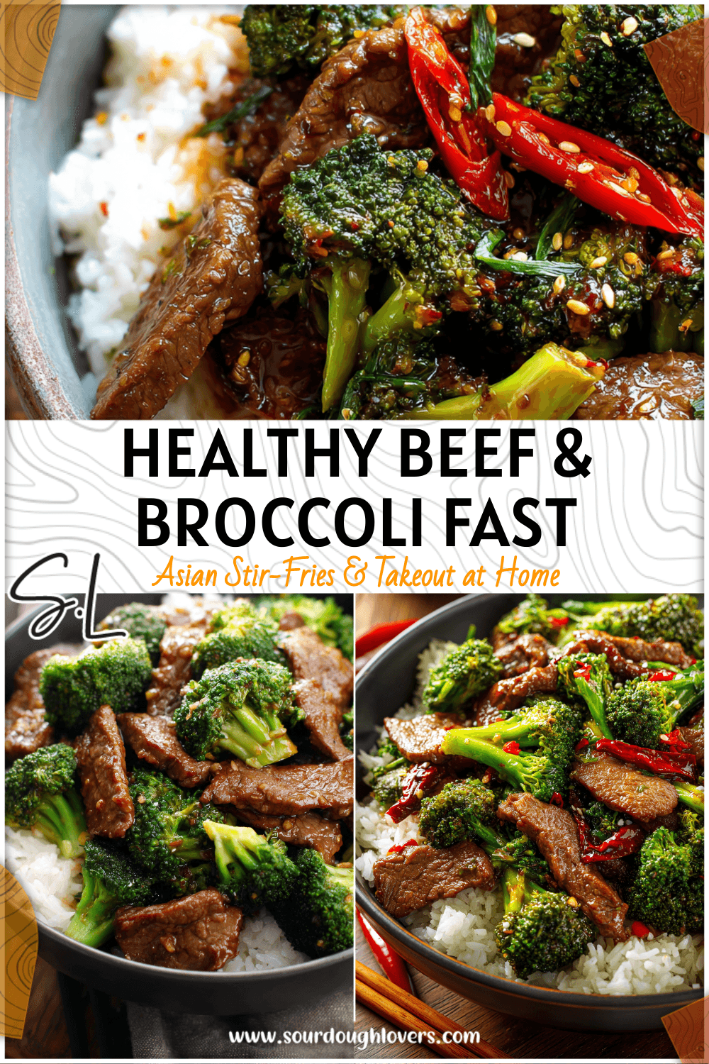 Bowl filled with Chinese beef and broccoli over rice for a healthy weeknight dinner 2
