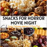 Horror Movie Night: 31 Halloween Snack Ideas 4 Assortment of Halloween snack box treats styled for horror movie party food 2