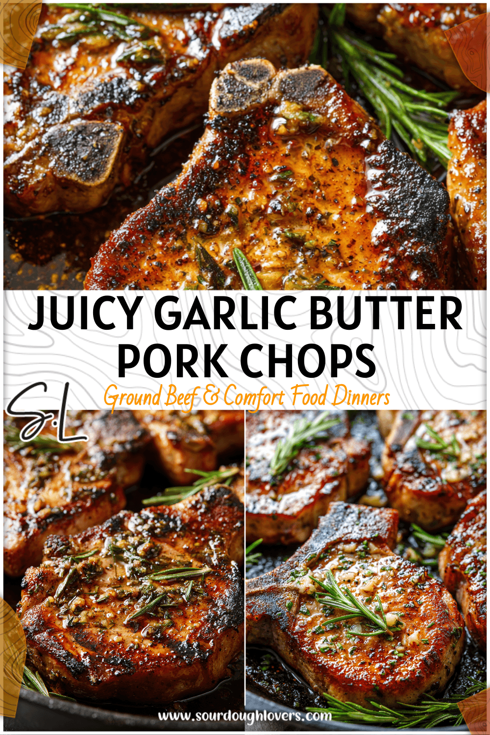 Juicy Pan Grilled Pork Chops with Garlic Butter 4 Juicy Pan Grilled Pork Chops with Garlic Butter