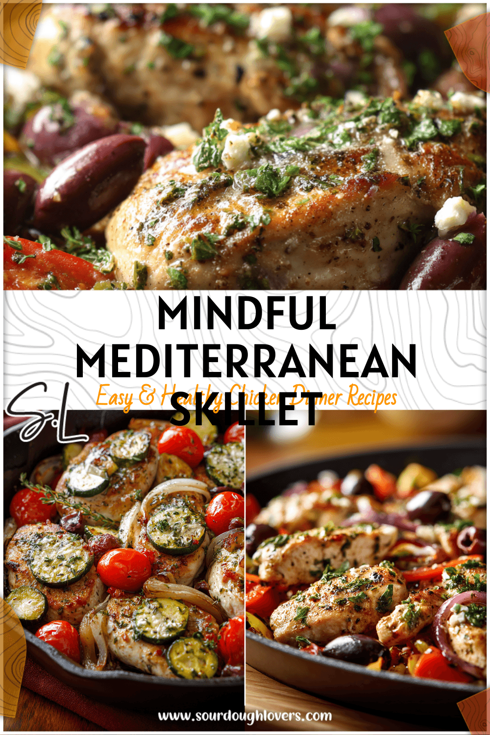 Light Mediterranean Chicken Skillet | Mindful Dinner Recipe 3 Light Mediterranean Chicken Skillet Mindful Dinner Recipe
