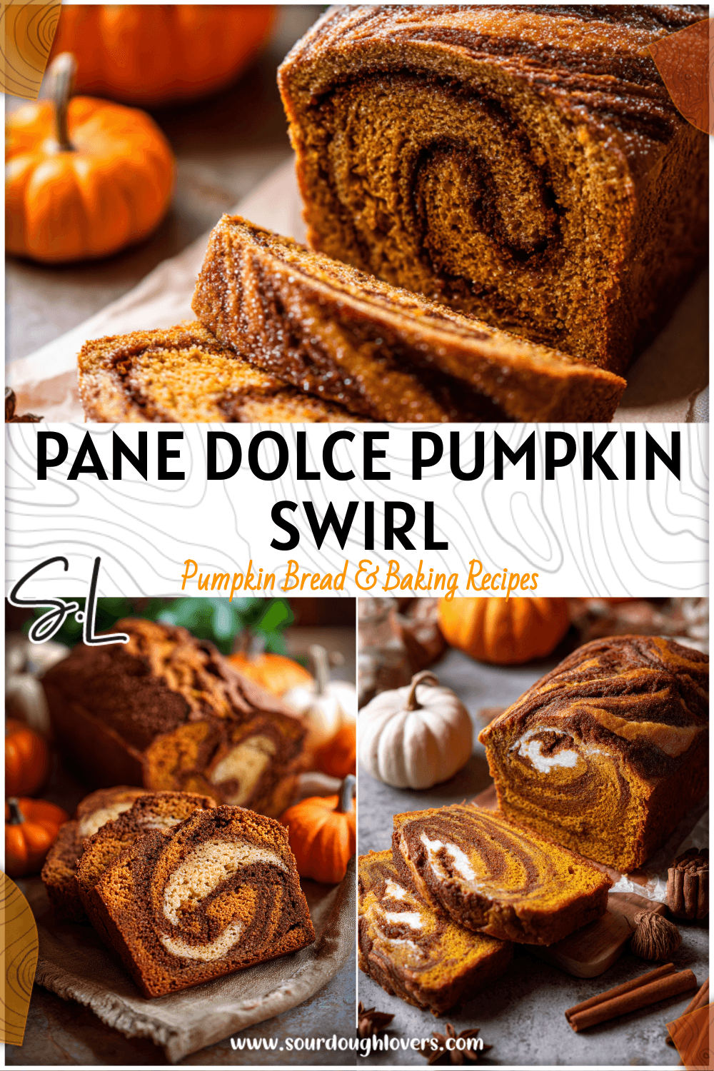 Pane Dolce Pumpkin Bread with Cinnamon Swirl 3 Pane Dolce Pumpkin Bread with Cinnamon Swirl