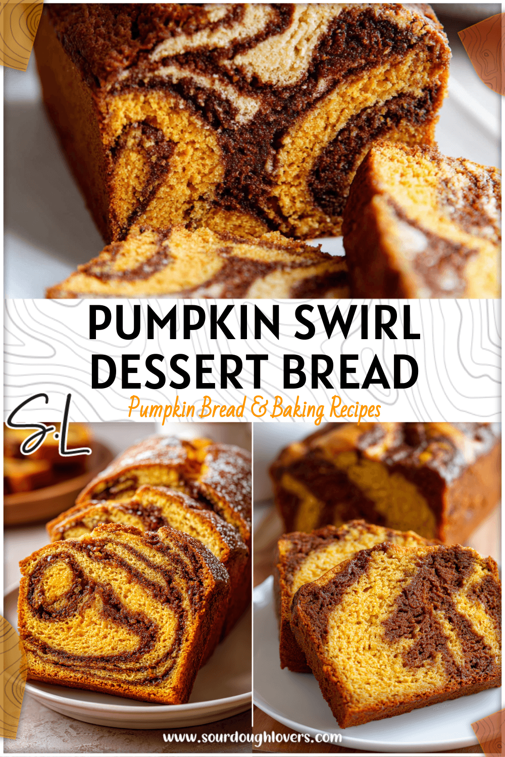 Pumpkin Dessert Bread with Cinnamon Swirl 3 Pumpkin Dessert Bread with Cinnamon Swirl
