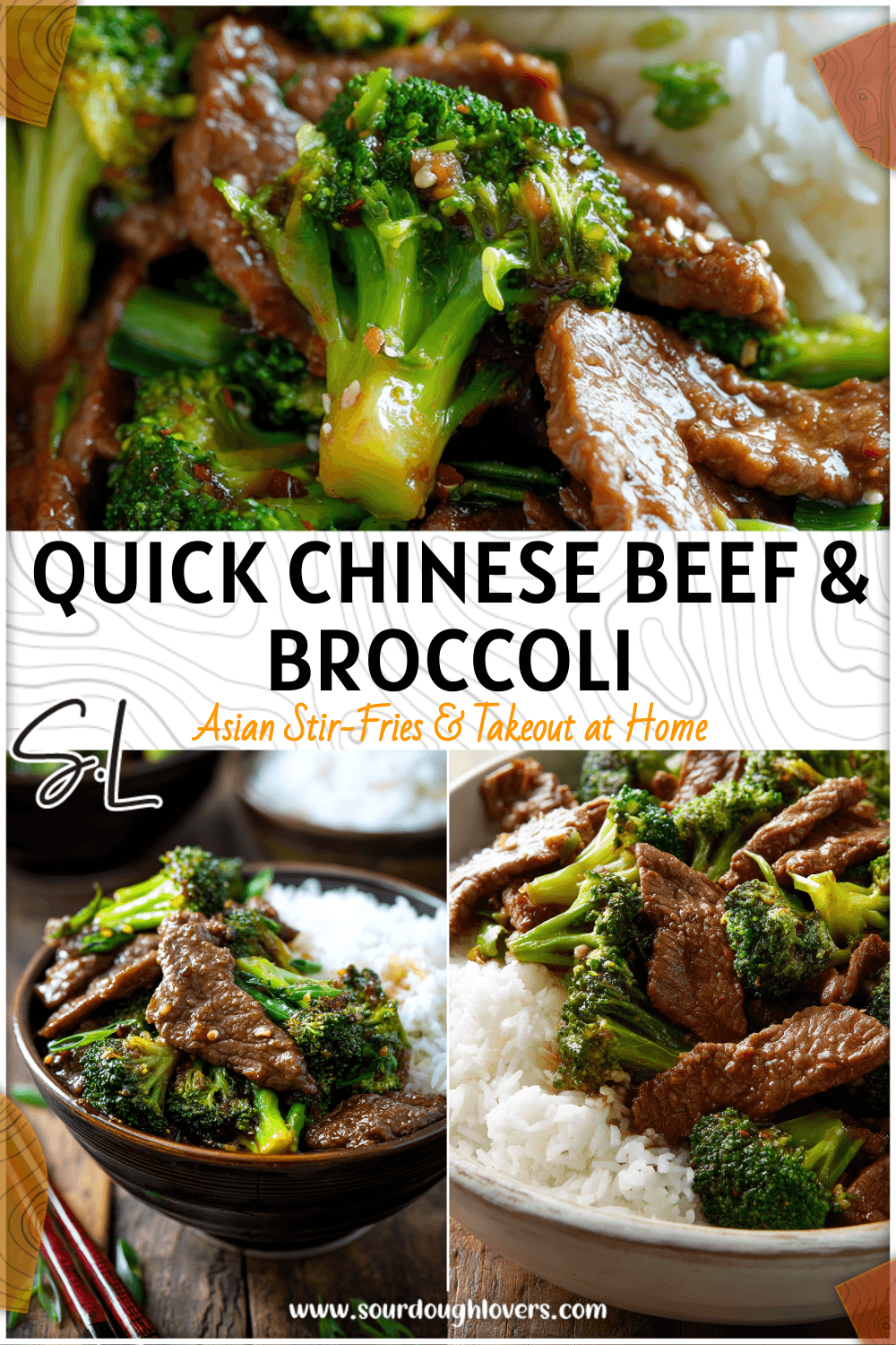 Chinese beef and broccoli stir fry served with steamed rice for an easy fast dinner 2