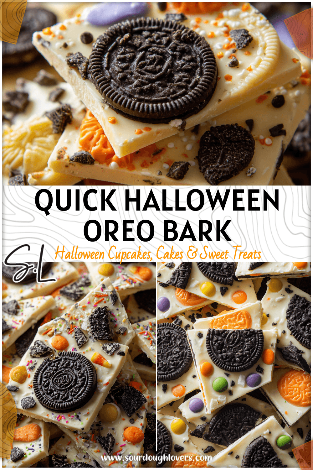 Quick Halloween Oreo Bark With White Chocolate 3 Quick Halloween Oreo Bark With White Chocolate