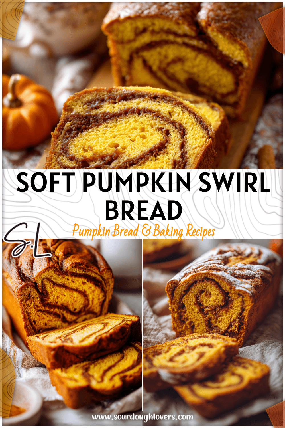 Soft Pumpkin Swirl Bread Recipe for Fall 3 Soft Pumpkin Swirl Bread Recipe for Fall