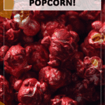 Spooky-Cute Red Velvet Halloween Popcorn 4 Cute red velvet popcorn styled as Spooky Halloween Snacks Popcorn in a colorful holiday bowl. 2