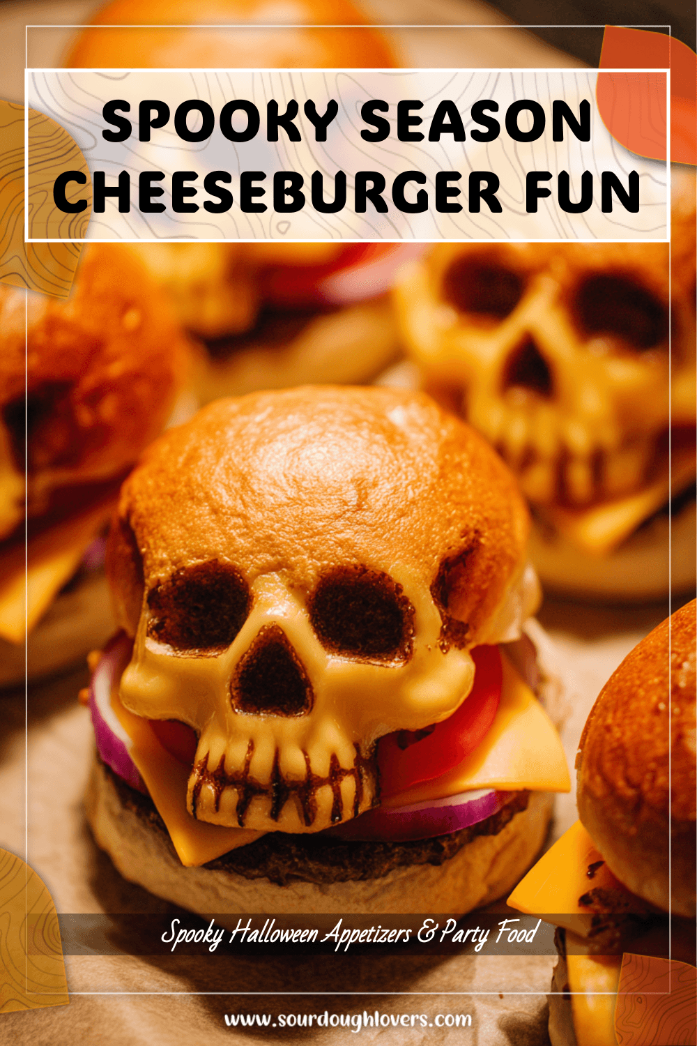 Spooky Season Cheeseburger Skulls for Dinner 3 Spooky Season Cheeseburger Skulls for Dinner