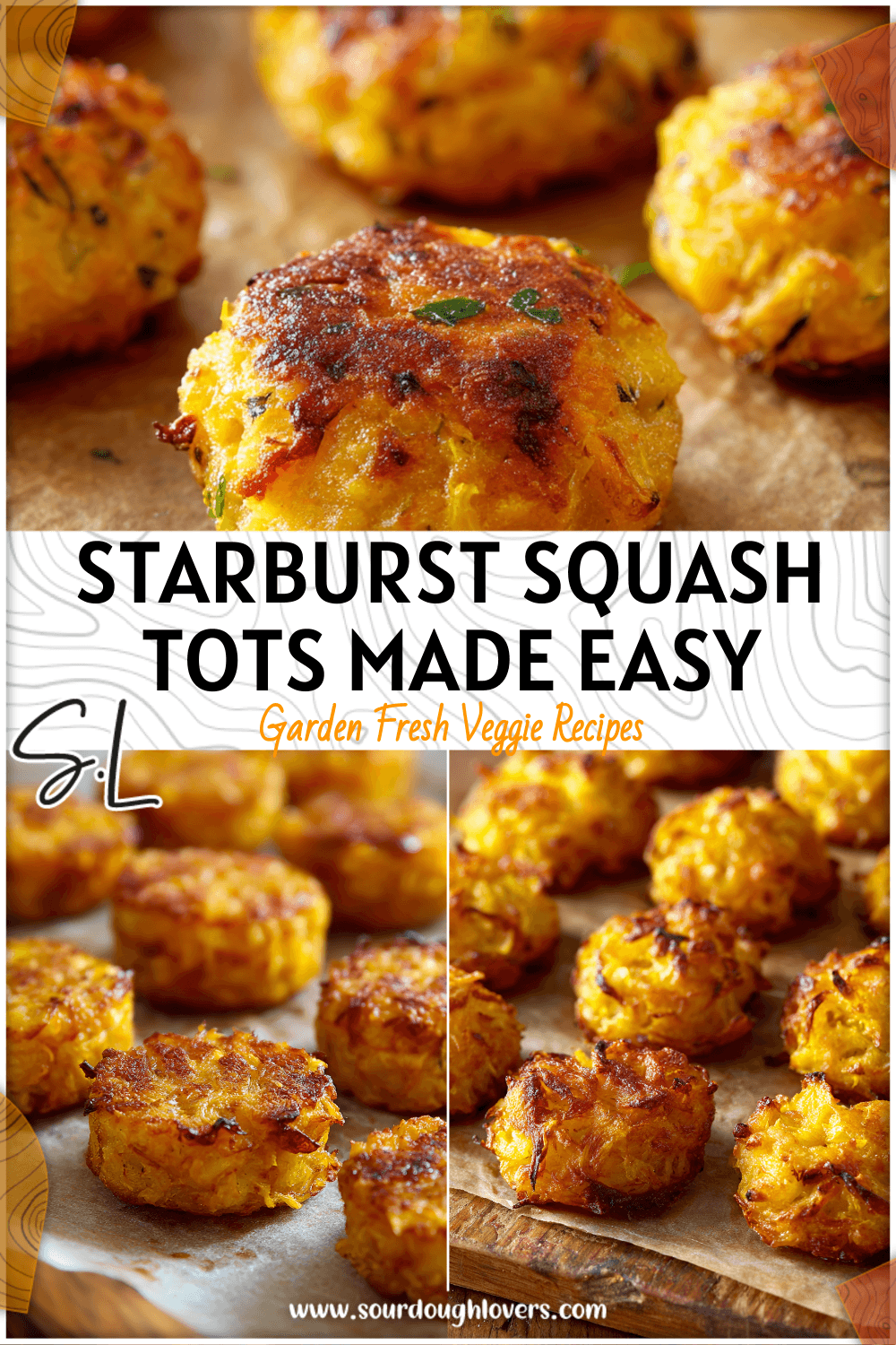 Starburst Squash Recipes: Crispy Tots Made Easy 3 Starburst Squash Crispy Tots