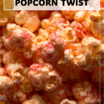 Sweet & Crunchy Halloween Popcorn Flavor Idea 4 Red velvet flavored popcorn styled festively for Halloween Popcorn Flavors ideas. 2
