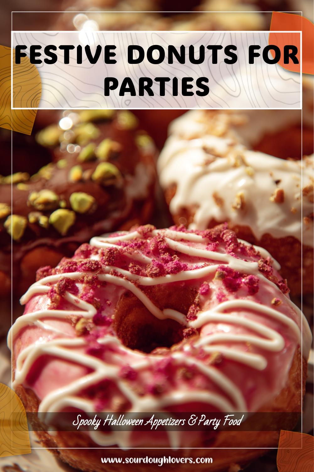 Sweet & Festive Donuts for Social Appetizers 3 Sweet Festive Donuts for Social Appetizers