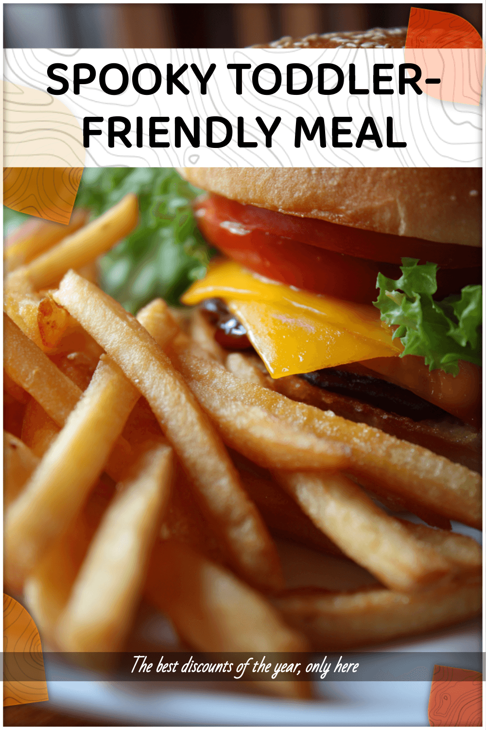 Toddler-Friendly Halloween Burger and Fries Plate 3 Toddler-Friendly Halloween Burger and Fries Plate